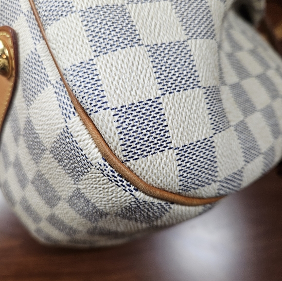 Auth Louis Vuitton Siracusa GM Demier Azur Handbag bag - Picture 9 of 14